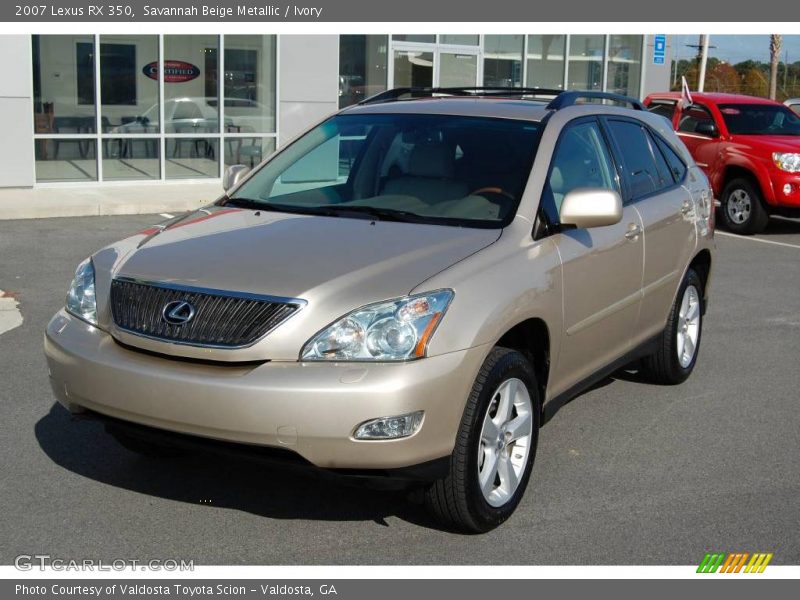 Savannah Beige Metallic / Ivory 2007 Lexus RX 350