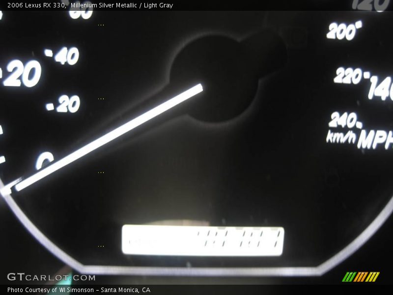 Millenium Silver Metallic / Light Gray 2006 Lexus RX 330