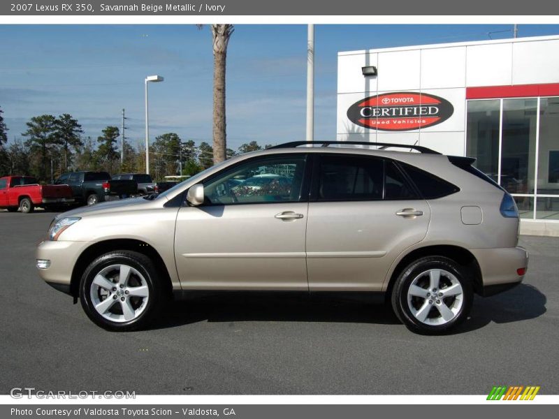 Savannah Beige Metallic / Ivory 2007 Lexus RX 350