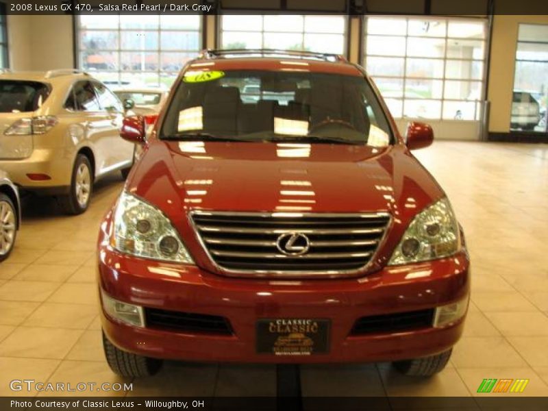 Salsa Red Pearl / Dark Gray 2008 Lexus GX 470