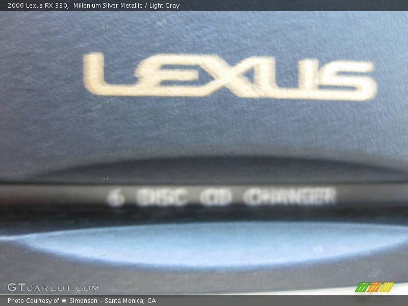 Millenium Silver Metallic / Light Gray 2006 Lexus RX 330