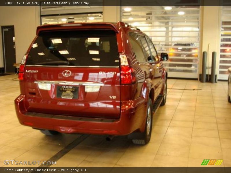 Salsa Red Pearl / Dark Gray 2008 Lexus GX 470