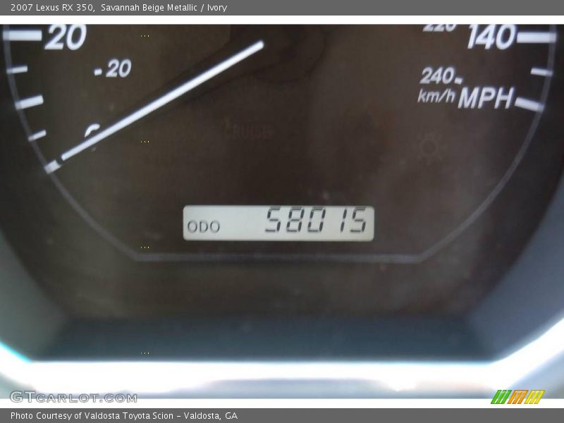 Savannah Beige Metallic / Ivory 2007 Lexus RX 350