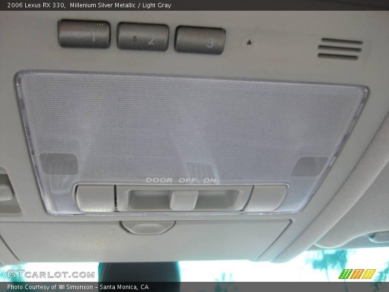 Millenium Silver Metallic / Light Gray 2006 Lexus RX 330