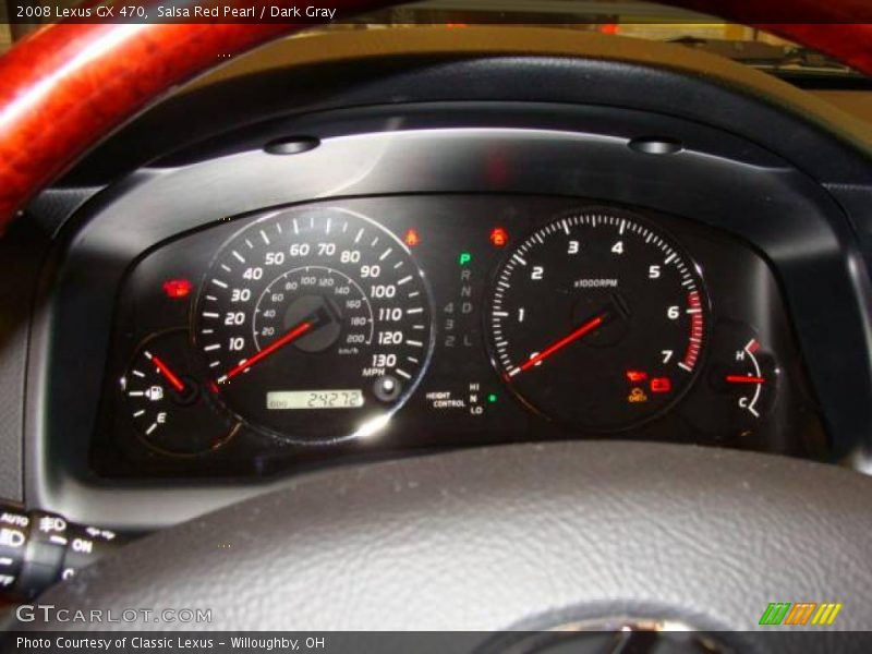 Salsa Red Pearl / Dark Gray 2008 Lexus GX 470