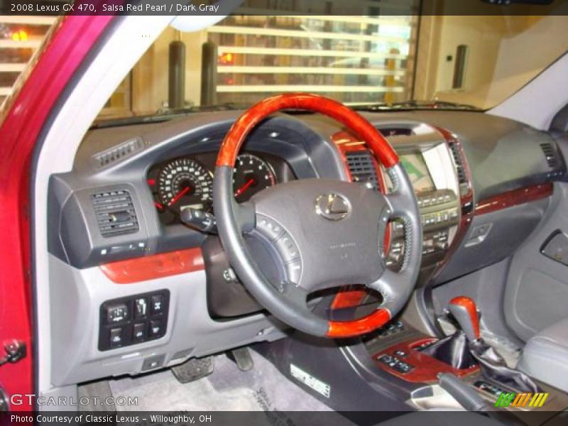 Salsa Red Pearl / Dark Gray 2008 Lexus GX 470