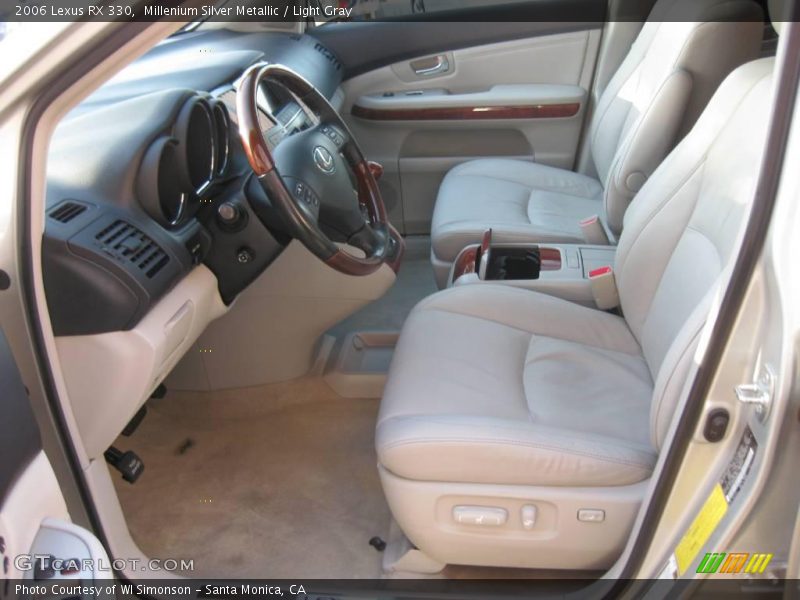 Millenium Silver Metallic / Light Gray 2006 Lexus RX 330