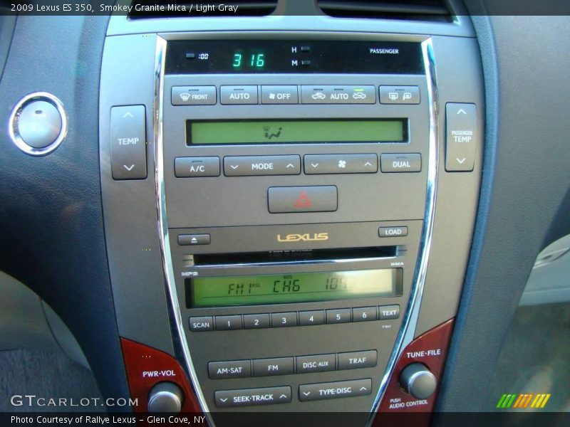 Smokey Granite Mica / Light Gray 2009 Lexus ES 350