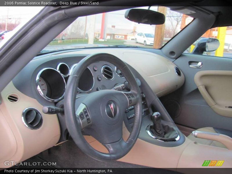 Deep Blue / Steel/Sand 2006 Pontiac Solstice Roadster
