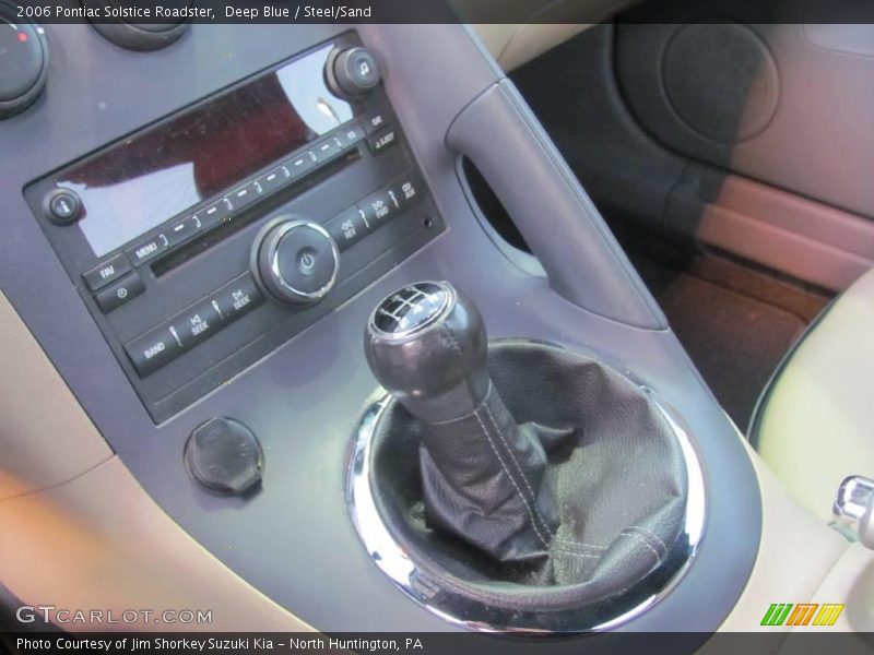 Deep Blue / Steel/Sand 2006 Pontiac Solstice Roadster