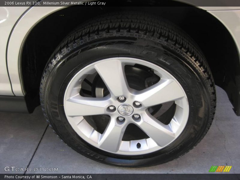 Millenium Silver Metallic / Light Gray 2006 Lexus RX 330