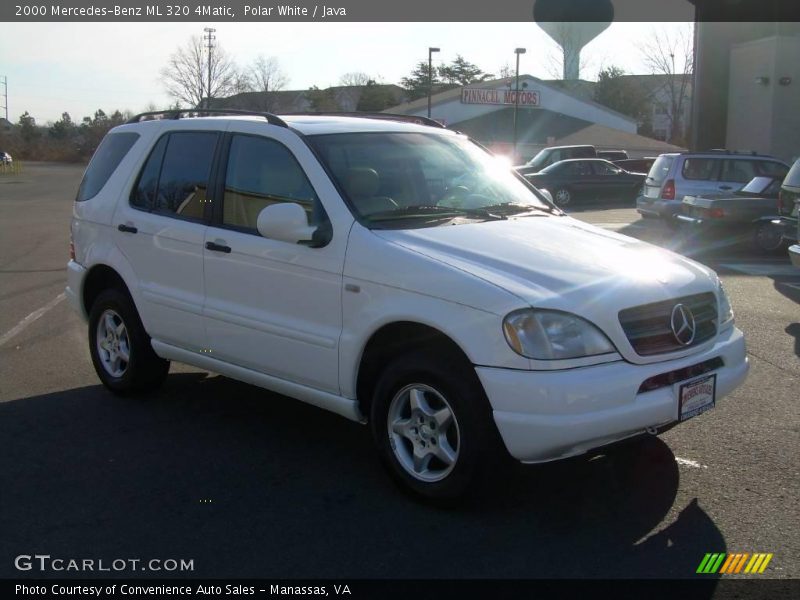 Polar White / Java 2000 Mercedes-Benz ML 320 4Matic