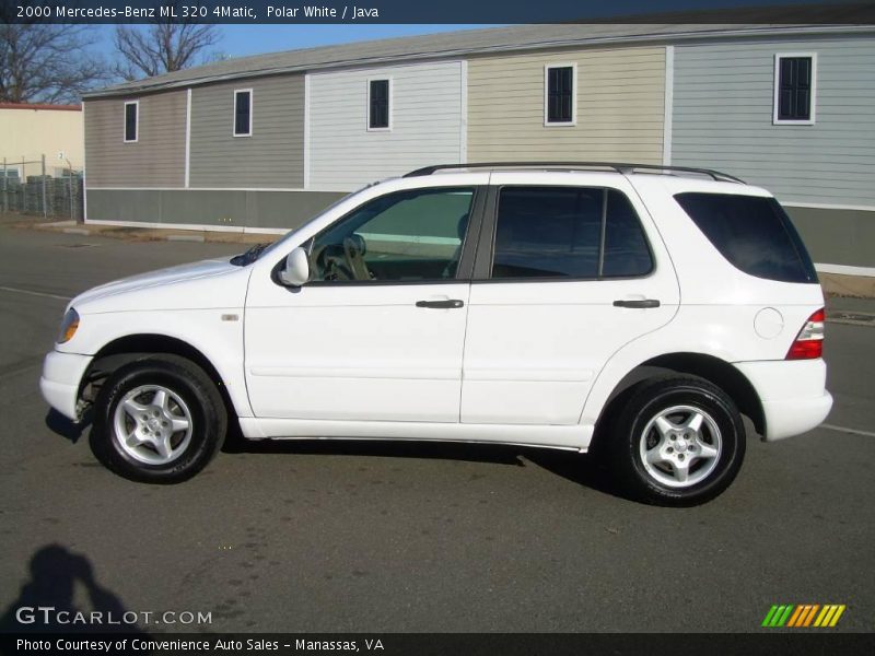 Polar White / Java 2000 Mercedes-Benz ML 320 4Matic