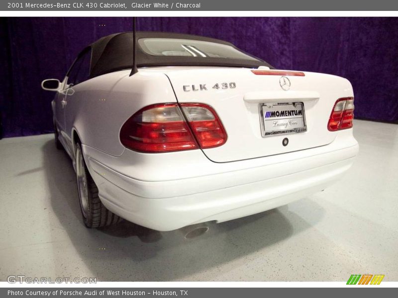 Glacier White / Charcoal 2001 Mercedes-Benz CLK 430 Cabriolet