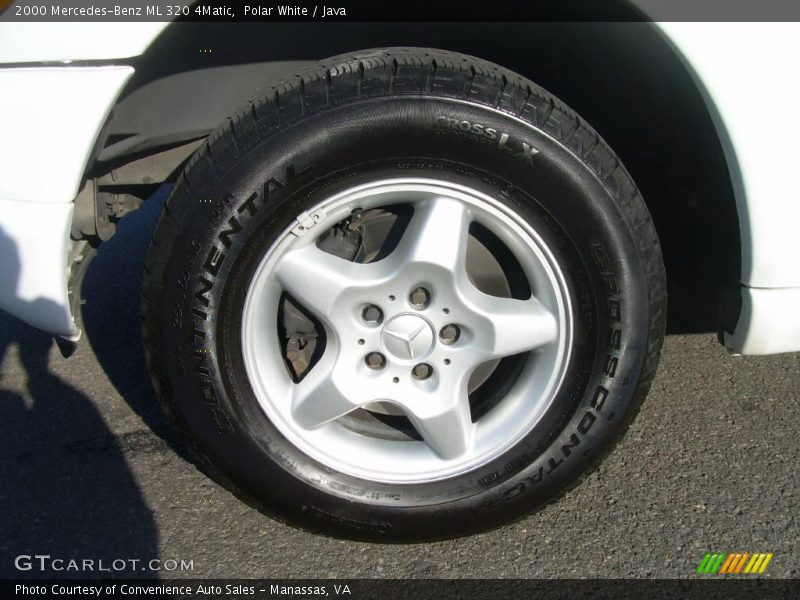 Polar White / Java 2000 Mercedes-Benz ML 320 4Matic