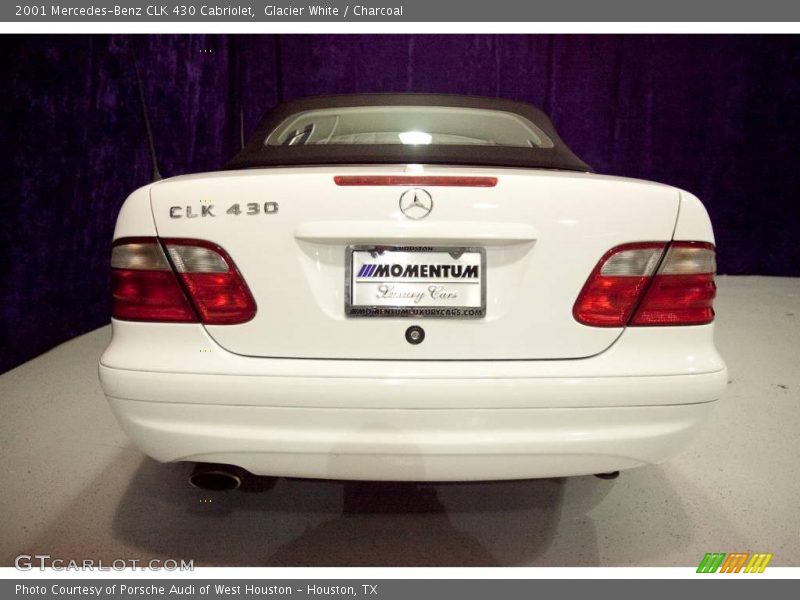 Glacier White / Charcoal 2001 Mercedes-Benz CLK 430 Cabriolet