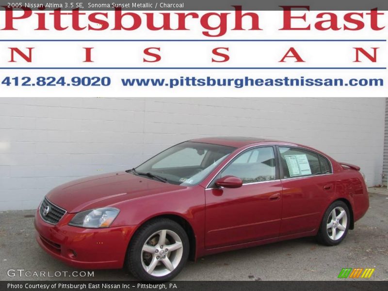 Sonoma Sunset Metallic / Charcoal 2005 Nissan Altima 3.5 SE