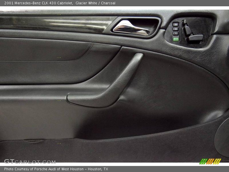 Glacier White / Charcoal 2001 Mercedes-Benz CLK 430 Cabriolet