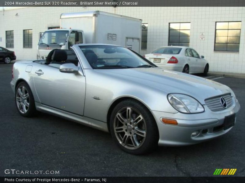 Brilliant Silver Metallic / Charcoal 2004 Mercedes-Benz SLK 320 Roadster