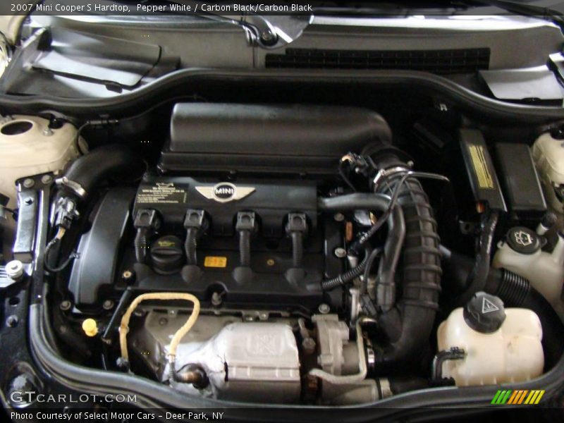 Pepper White / Carbon Black/Carbon Black 2007 Mini Cooper S Hardtop