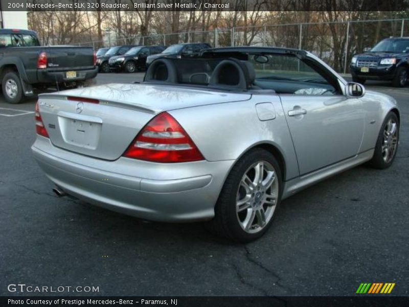 Brilliant Silver Metallic / Charcoal 2004 Mercedes-Benz SLK 320 Roadster
