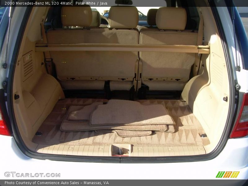 Polar White / Java 2000 Mercedes-Benz ML 320 4Matic