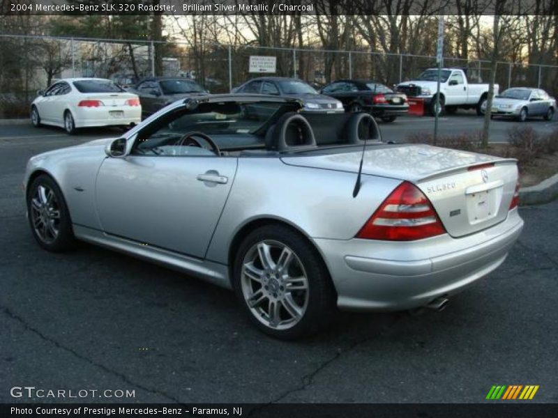 Brilliant Silver Metallic / Charcoal 2004 Mercedes-Benz SLK 320 Roadster