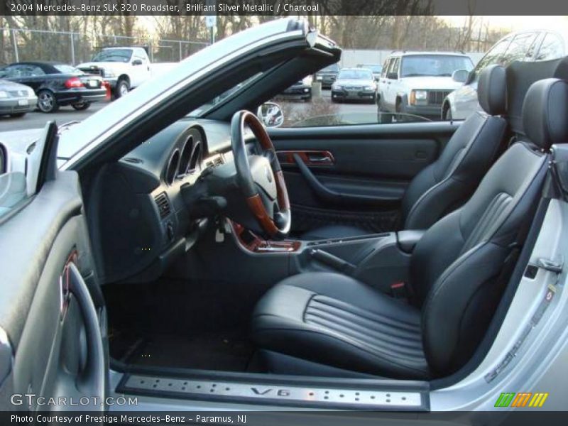 Brilliant Silver Metallic / Charcoal 2004 Mercedes-Benz SLK 320 Roadster