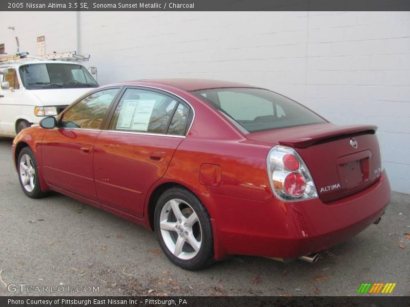 Sonoma Sunset Metallic / Charcoal 2005 Nissan Altima 3.5 SE