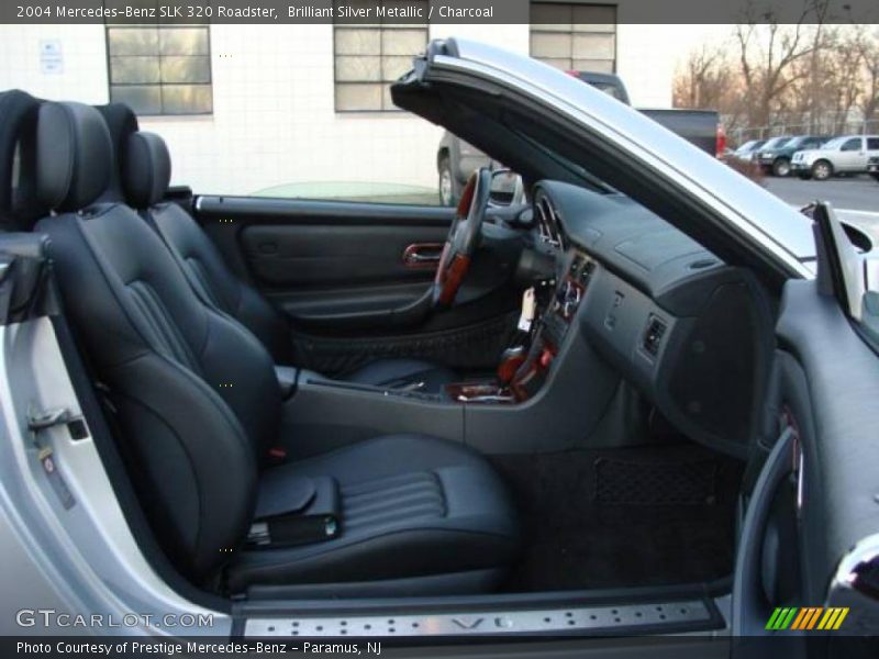 Brilliant Silver Metallic / Charcoal 2004 Mercedes-Benz SLK 320 Roadster