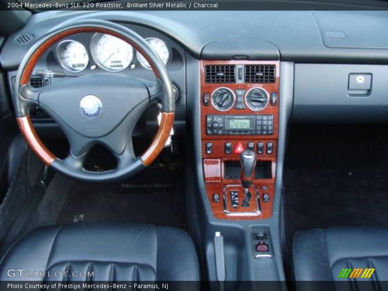 Brilliant Silver Metallic / Charcoal 2004 Mercedes-Benz SLK 320 Roadster