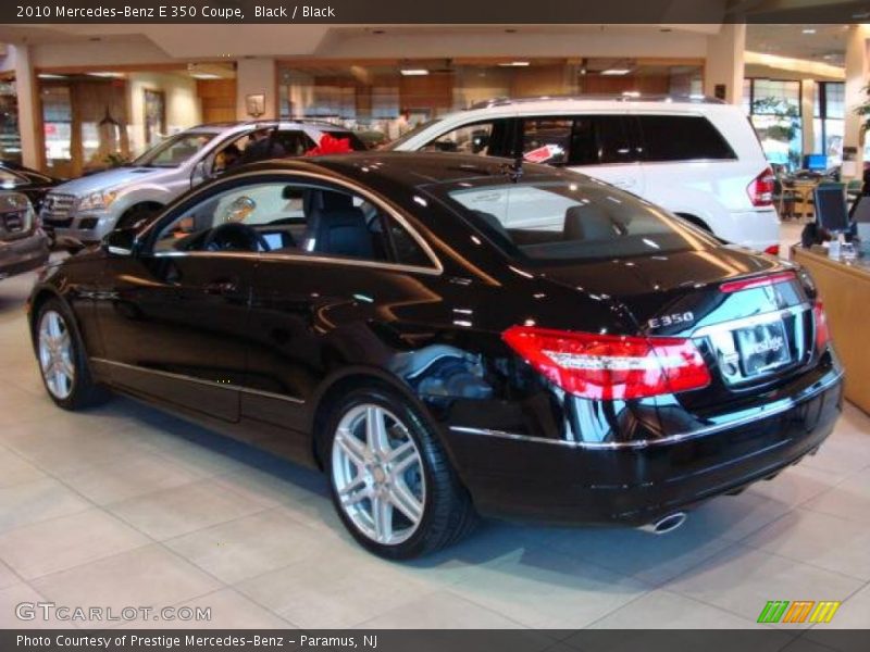 Black / Black 2010 Mercedes-Benz E 350 Coupe