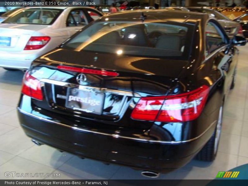 Black / Black 2010 Mercedes-Benz E 350 Coupe