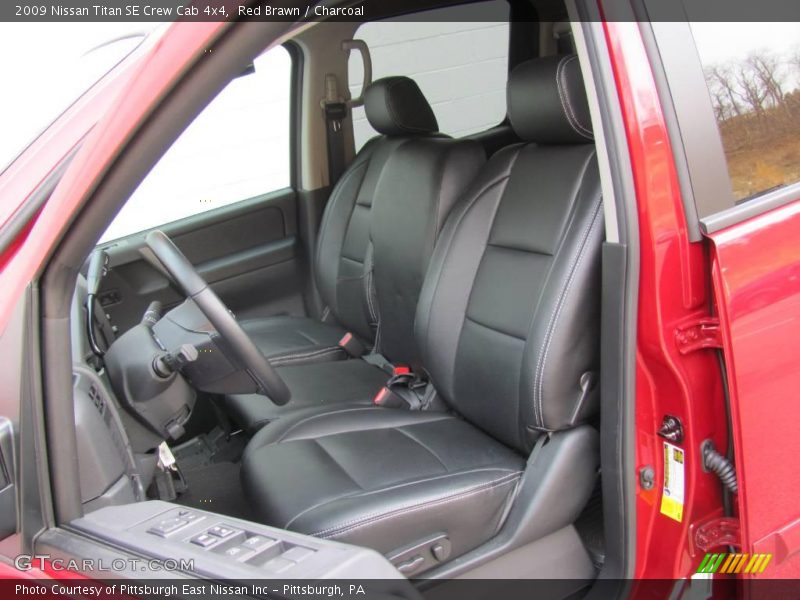 Red Brawn / Charcoal 2009 Nissan Titan SE Crew Cab 4x4