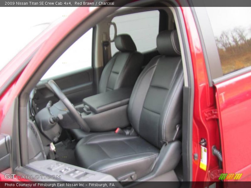 Red Brawn / Charcoal 2009 Nissan Titan SE Crew Cab 4x4