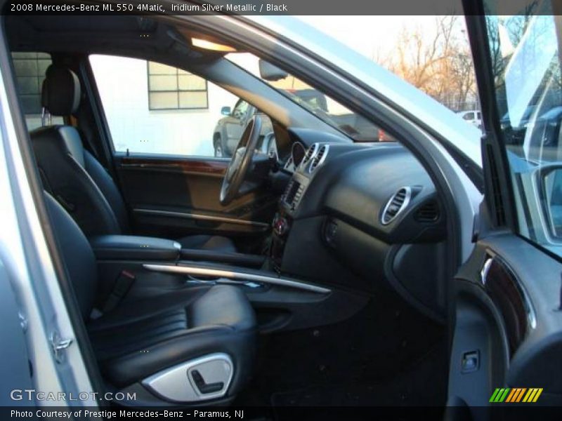 Iridium Silver Metallic / Black 2008 Mercedes-Benz ML 550 4Matic