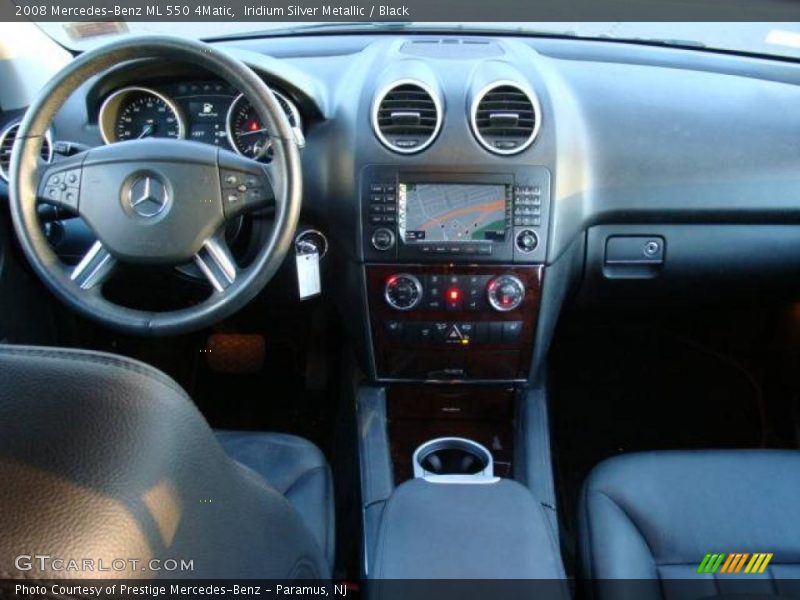Iridium Silver Metallic / Black 2008 Mercedes-Benz ML 550 4Matic