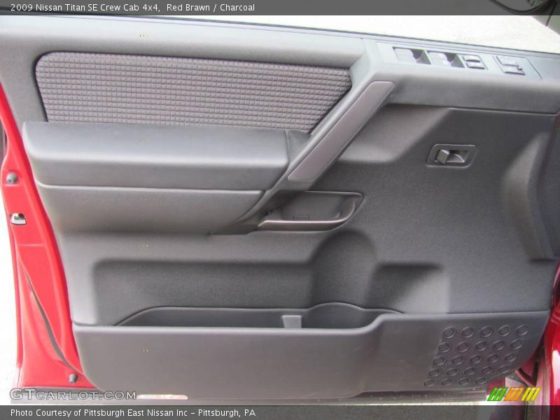 Red Brawn / Charcoal 2009 Nissan Titan SE Crew Cab 4x4