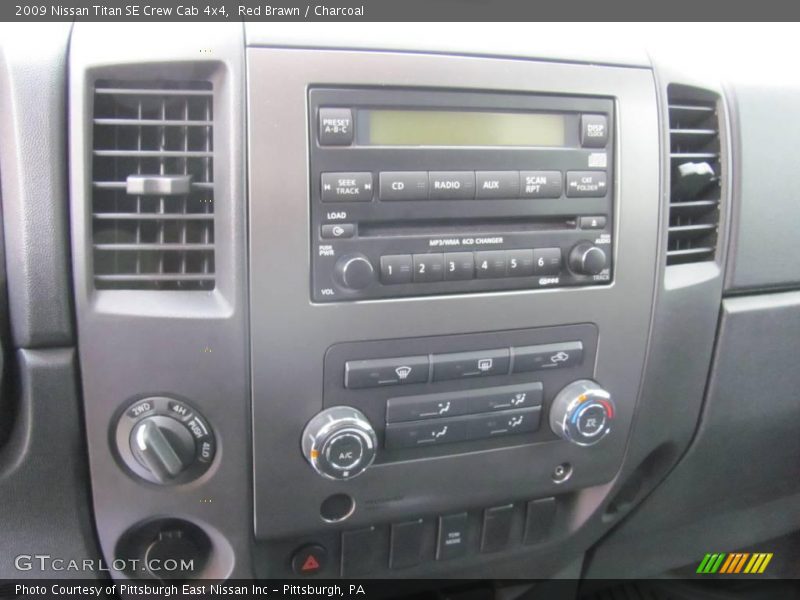Red Brawn / Charcoal 2009 Nissan Titan SE Crew Cab 4x4