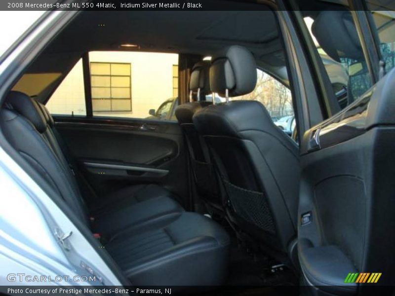 Iridium Silver Metallic / Black 2008 Mercedes-Benz ML 550 4Matic