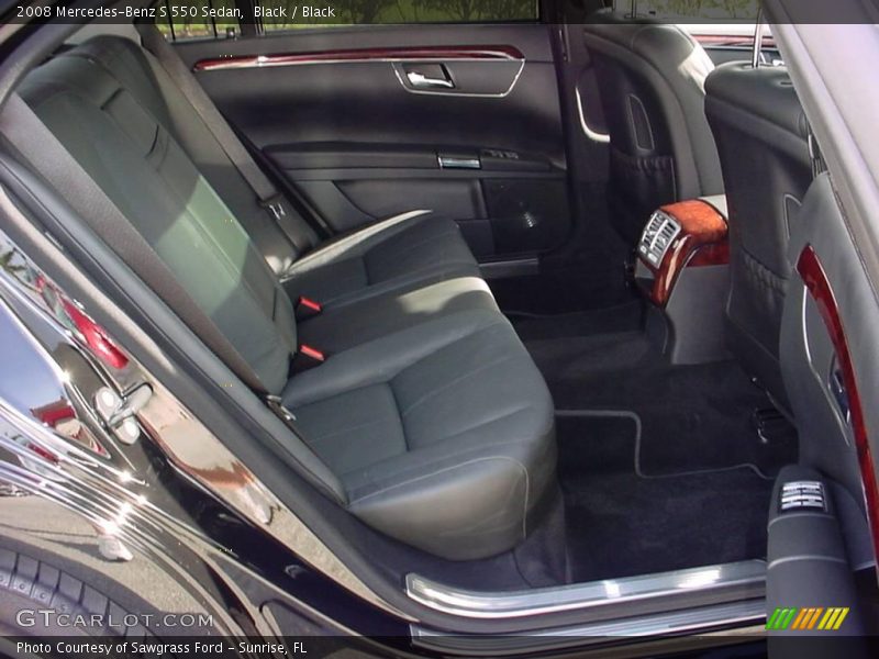 Black / Black 2008 Mercedes-Benz S 550 Sedan