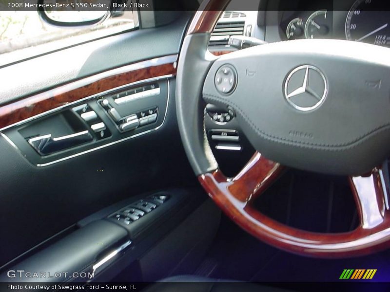 Black / Black 2008 Mercedes-Benz S 550 Sedan