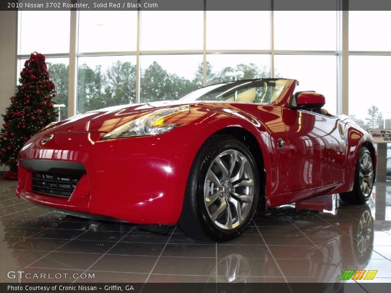 Solid Red / Black Cloth 2010 Nissan 370Z Roadster