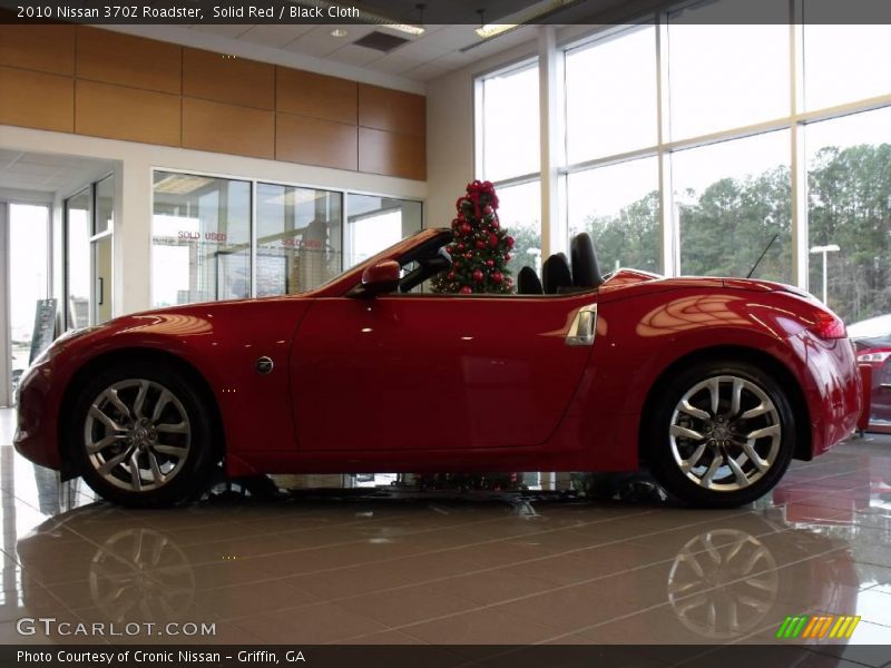 Solid Red / Black Cloth 2010 Nissan 370Z Roadster