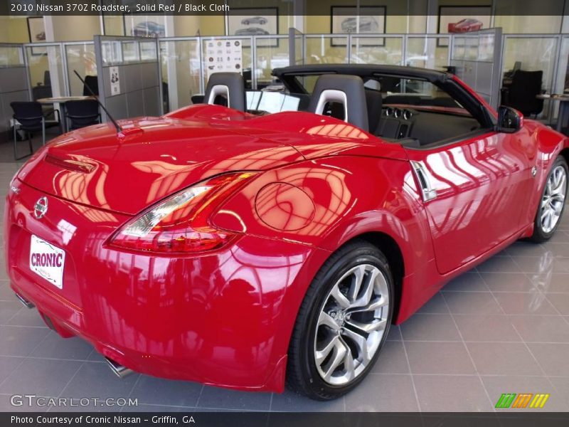 Solid Red / Black Cloth 2010 Nissan 370Z Roadster