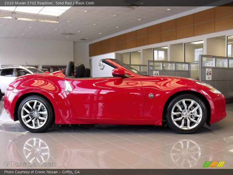 Solid Red / Black Cloth 2010 Nissan 370Z Roadster