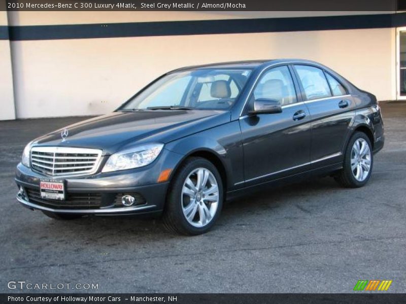 Steel Grey Metallic / Almond/Mocha 2010 Mercedes-Benz C 300 Luxury 4Matic