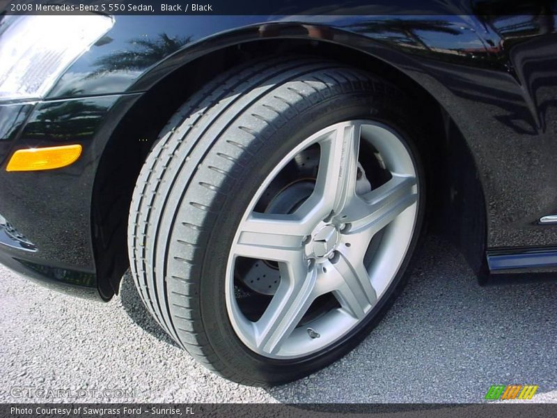 Black / Black 2008 Mercedes-Benz S 550 Sedan