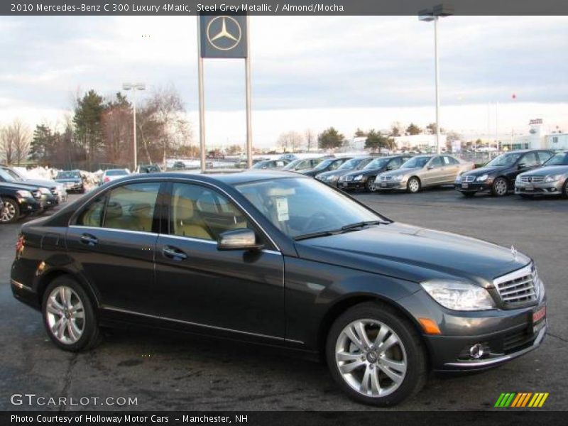 Steel Grey Metallic / Almond/Mocha 2010 Mercedes-Benz C 300 Luxury 4Matic