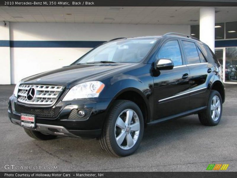 Black / Black 2010 Mercedes-Benz ML 350 4Matic
